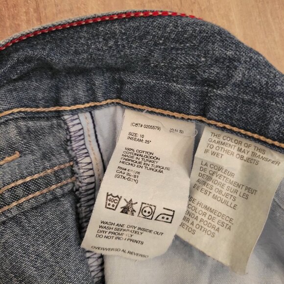 Tommy Hilfiger Jeans with Draw String Women Size 10 Inseam 25 Regular Wash - Picture 5 of 10